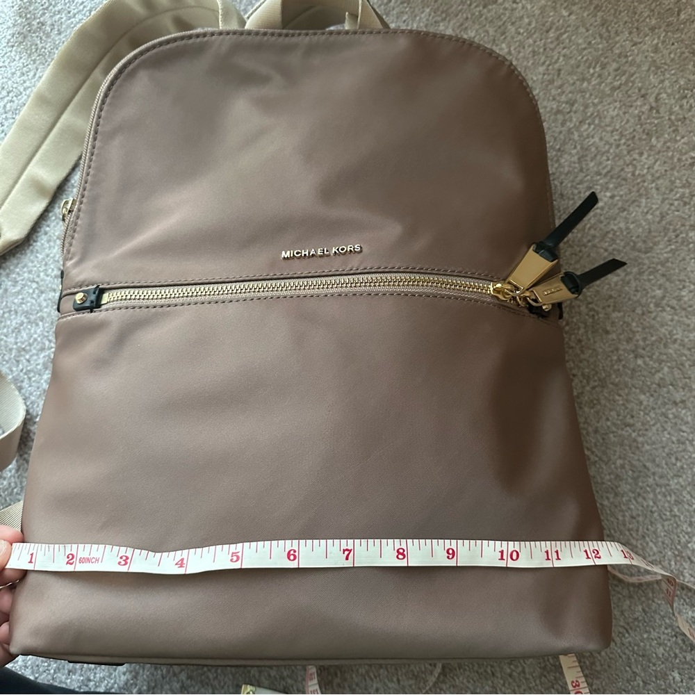Mk Tan Mini Backpack - image 1